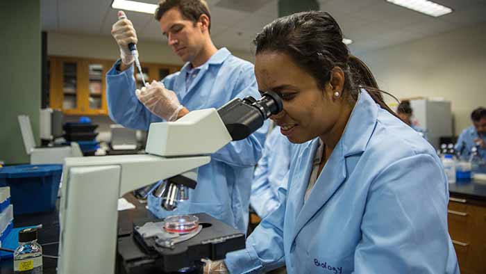Students in Lab