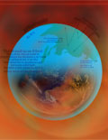The Earth as seen from space, in a state of heating up