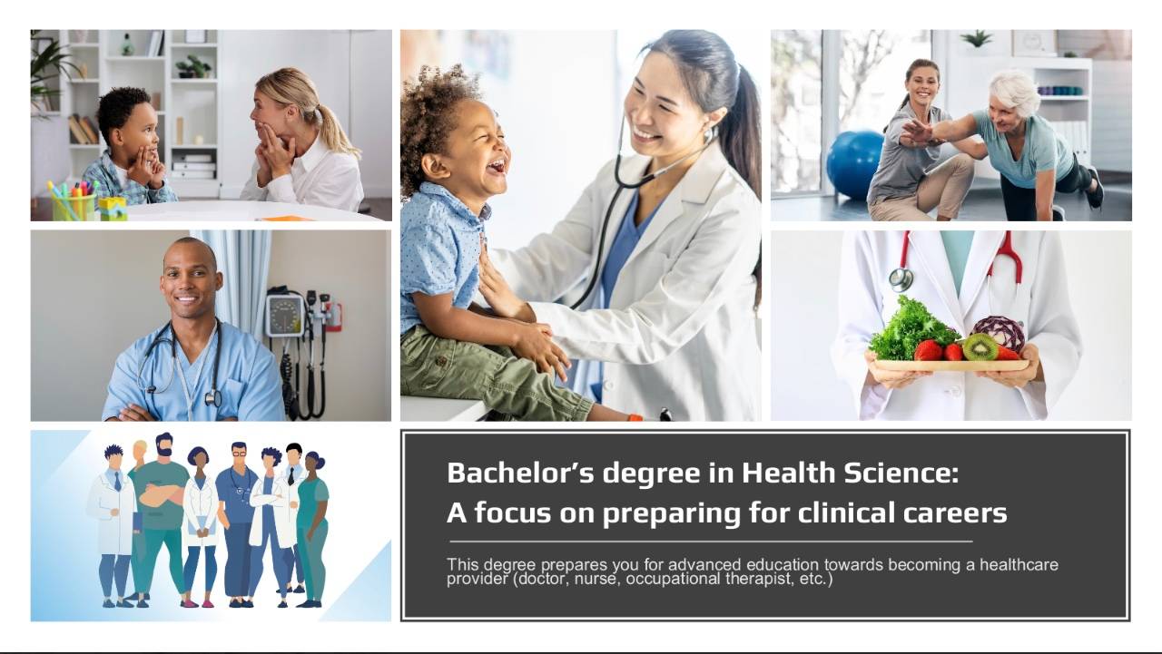 poster demonstrating what clinical health is