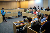 A briefing of Li and Fong's business models presented by Moody Huang.