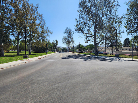Camarillo Street open Photo looking South on Camarillo street, now open after being closed for construction.