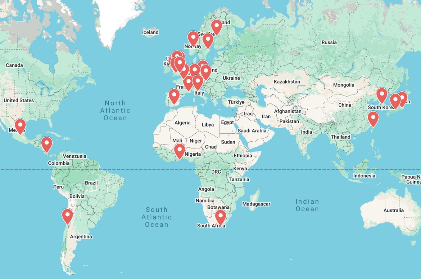 Study abroad locations
