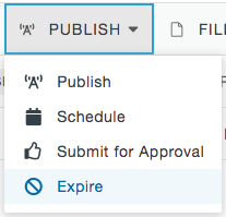 Expire button
