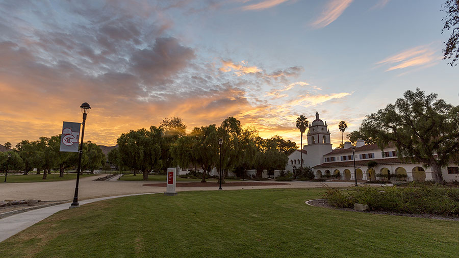 CSUCI Bell Tower at sunrise