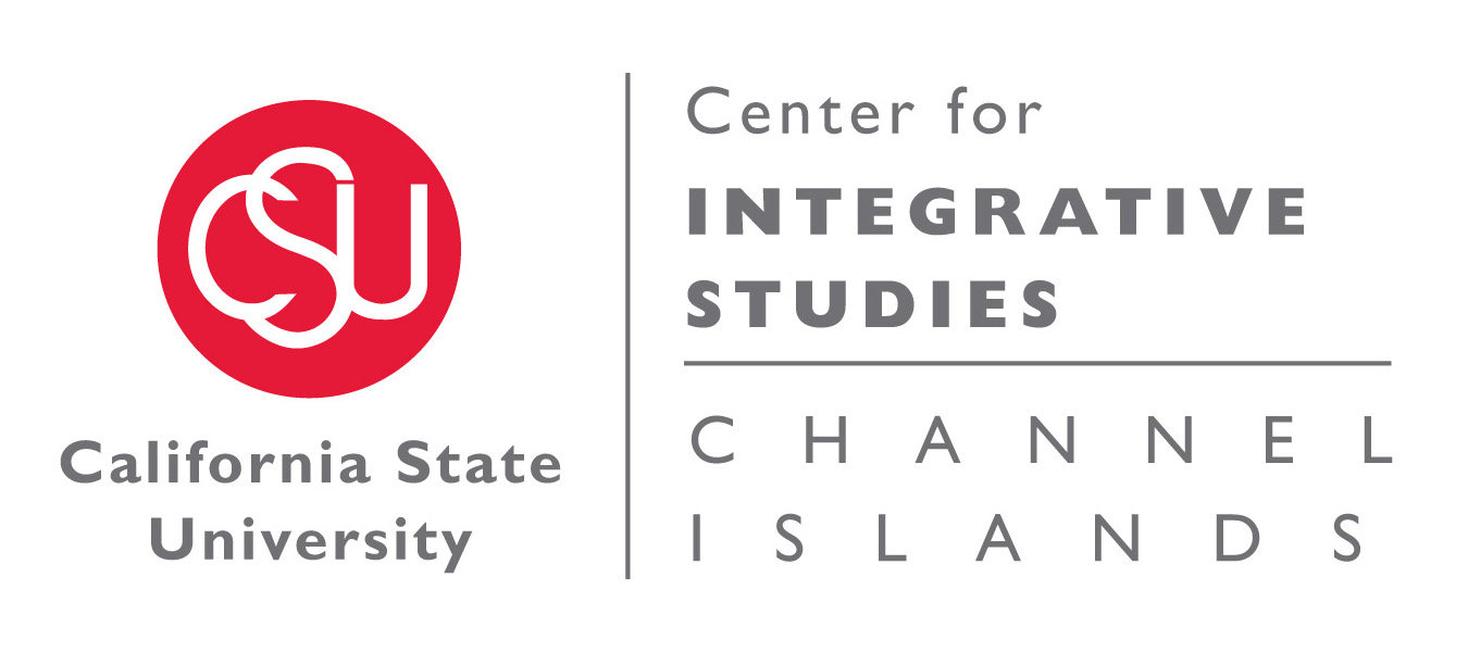 white background with red circle containing C S U and black lettering for Center for Integrative Studies