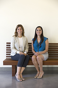 Carola Matera (left) and doctoral student Maricela Gonzalez Carola Matera (left) and doctoral student Maricela Gonzalez