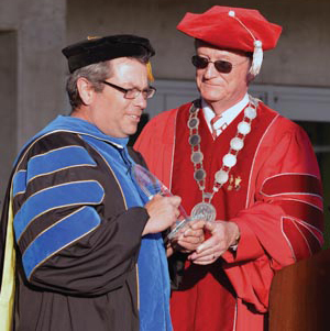 Blake Gillespie receives award Blake Gillespie receives award