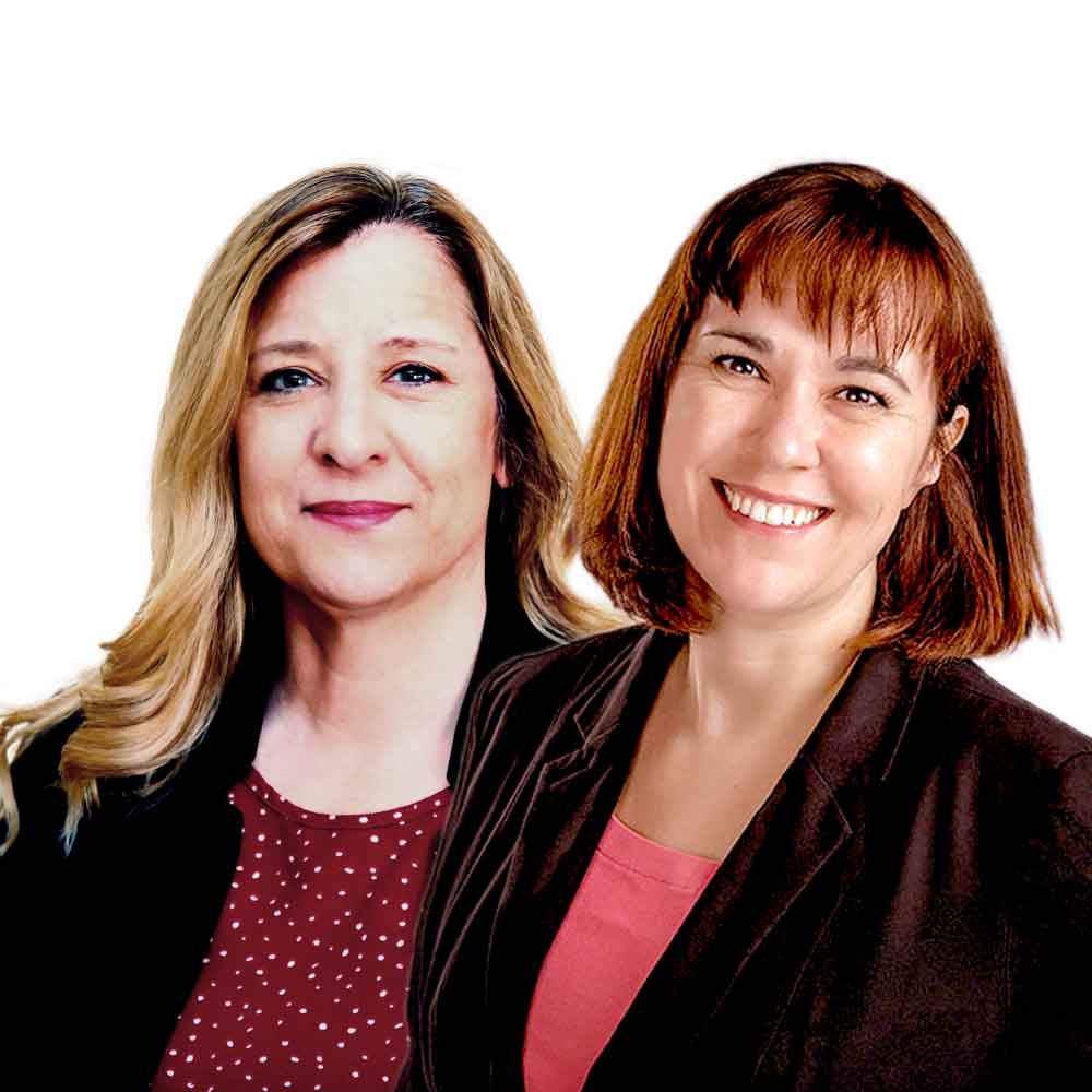 Diana Enos and Dana Baker Diana Enos and Dana Baker
