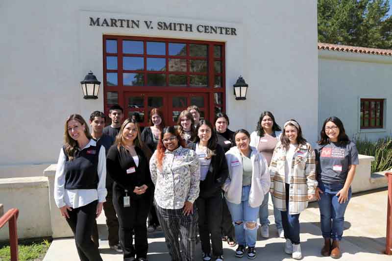 ABOVE: FRONT ROW: Jessica Muth, Irene Flores, Roni Peter, Sofia Maldonado, Evelin Martin Del Campo,  Elizabeth Merino Alcantara, Jessica Silva; MIDDLE ROW: Joseph Vallejo, Jesus Solorio, Areli Tiscareno,  Aidee Raygoza, Citlalli Garcia; Back row: Kathleen Farrand, Alex Shaw