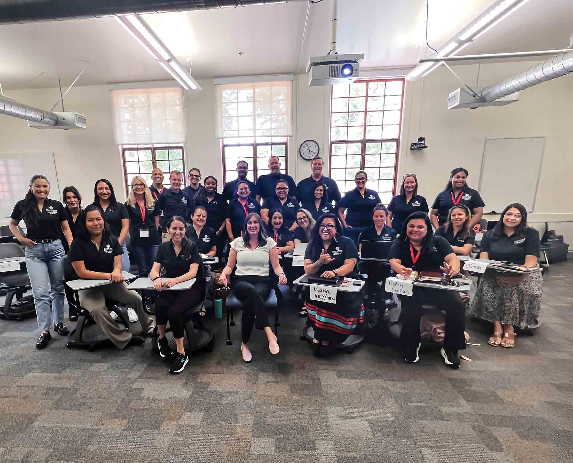 The inaugural cohort for the newly-launched doctorate degree in Educational Leadership for Equity and Justice (DELEJ).