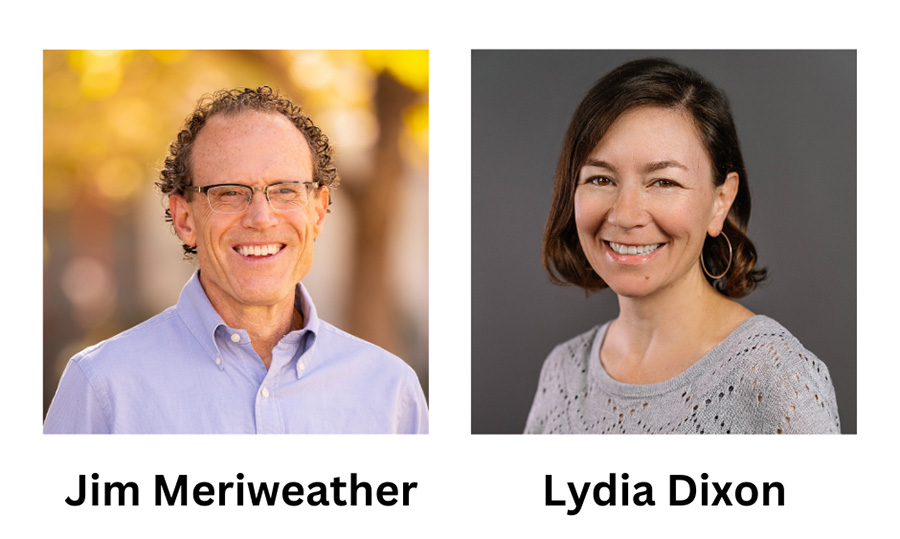 Jim Meriweather and Lydia Dixon