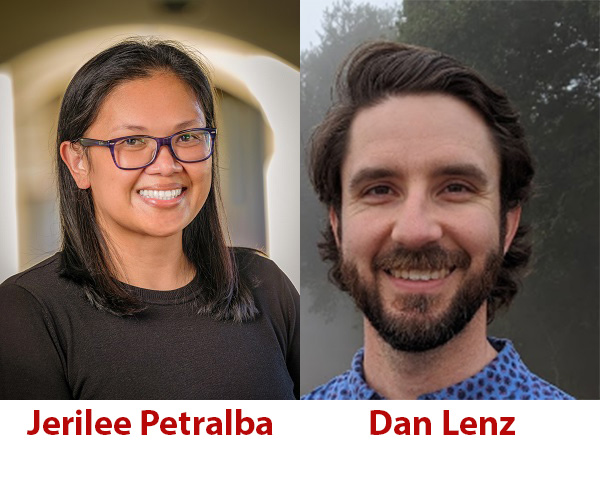 Photos of Jerilee Petralba and Dan Lenz