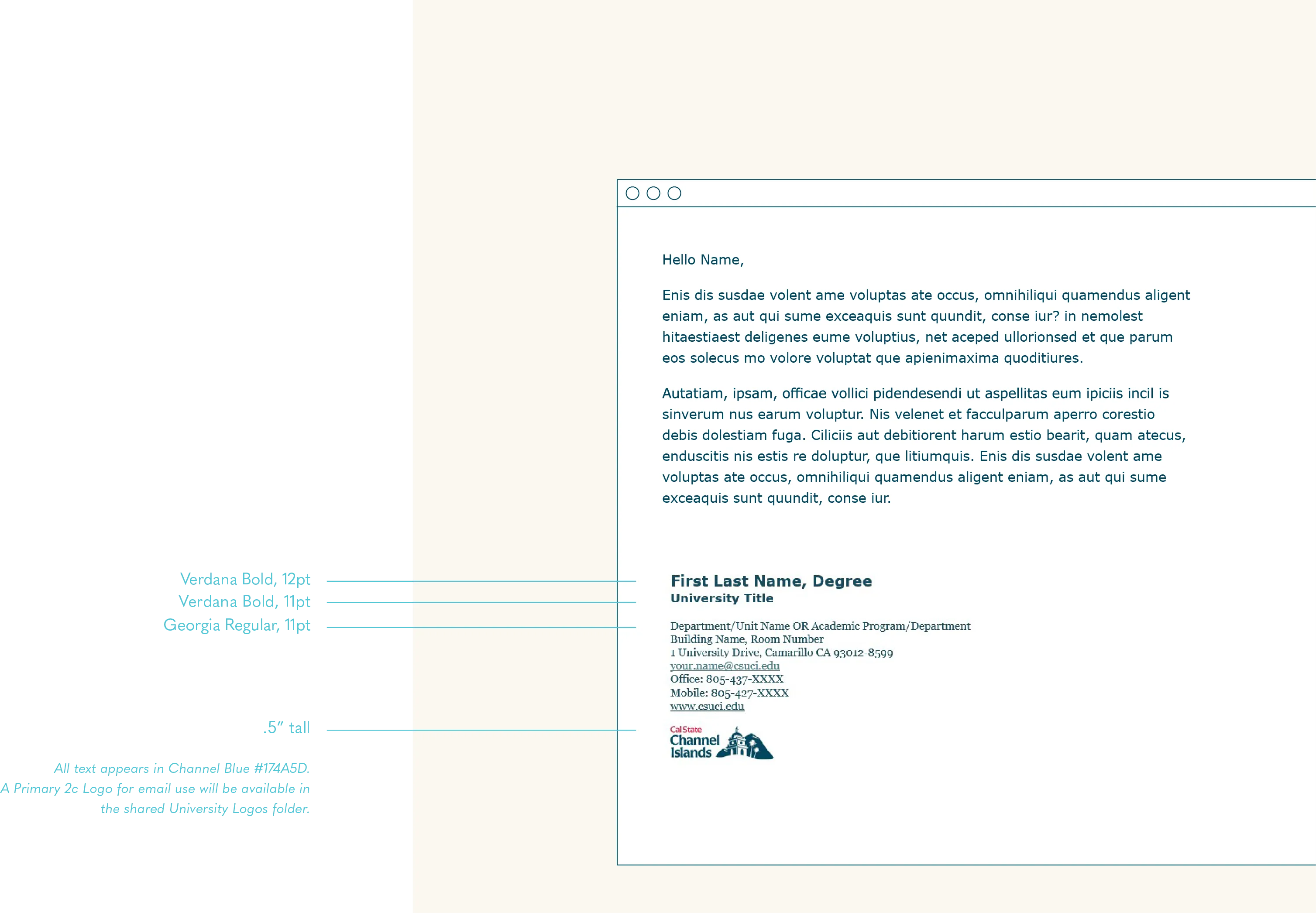 e-mail signature