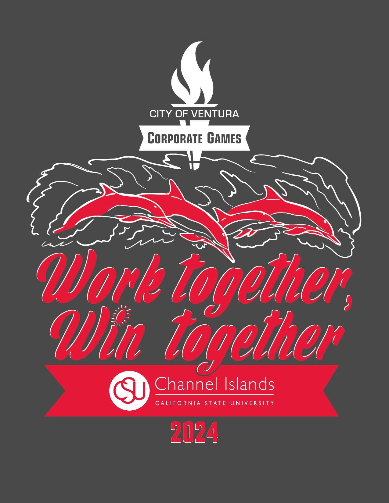2024 Ventura Corporate Games CI T-Shirt Design