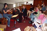 Members of the choir singing 2