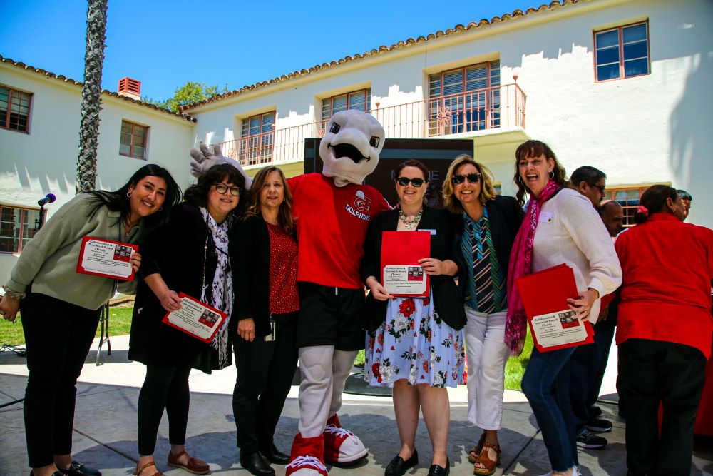 Human Resource Team poses with Echo
